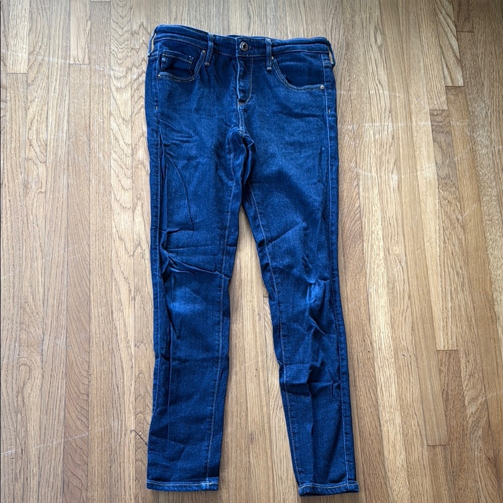 Ag Adriano Goldschmied Blue Skinny Jeans